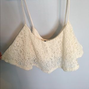 Forever 21 Lace crop top